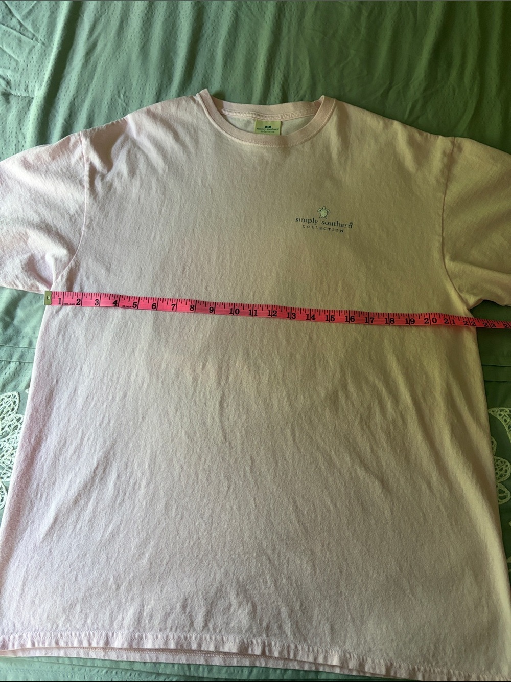Simply Southern This is How We Roll pink short sleeve tee. Sz XL - Picture 3 of 10
